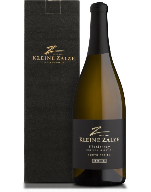 Kleine Zalze Vineyard Selection Barrel Fermented Chardonnay 2016 Magnum Gift Box